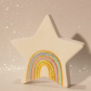 Stern mit Regenbogen