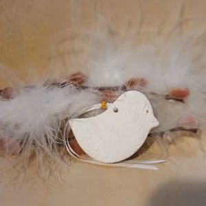 Geschenkanhänger "Vogel mit filigranem Muster"